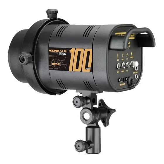 Flash De Studio Modelo New Compact 100 Bivolt Chaveado