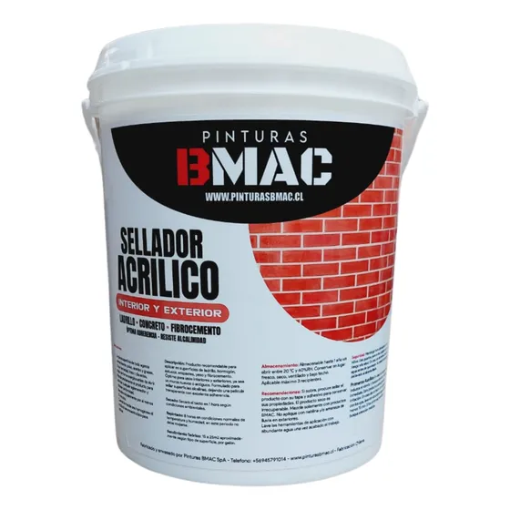 Sellador Acrílico Galón Bmac