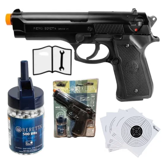 Marcadora Airsoft Beretta 92fs Spring Airsoft Bbs 6mm Xtre P