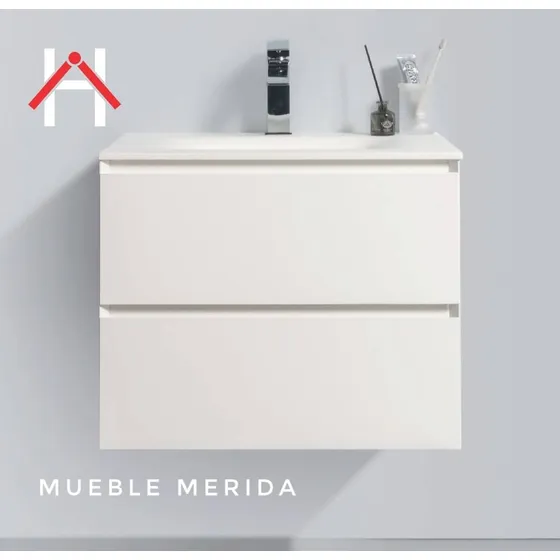 Mueble De Baño Merida, Blanco, Marca Castel (h.r).