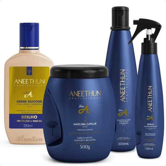Aneethun Kit Linha A  Hidratação Imediata 4 Produtos