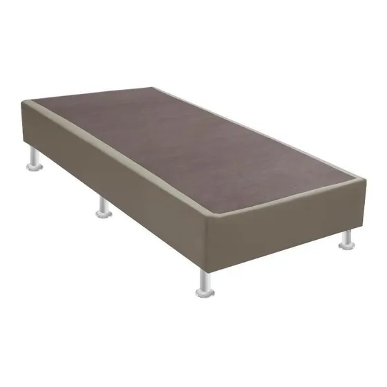 Base Sommier Corino Bege Solteirão (108x198x23) - Ortobom