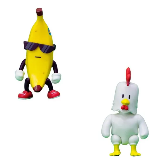 Set De Muñecos Chicken Stumble Guys 8 Cm X 2 Und