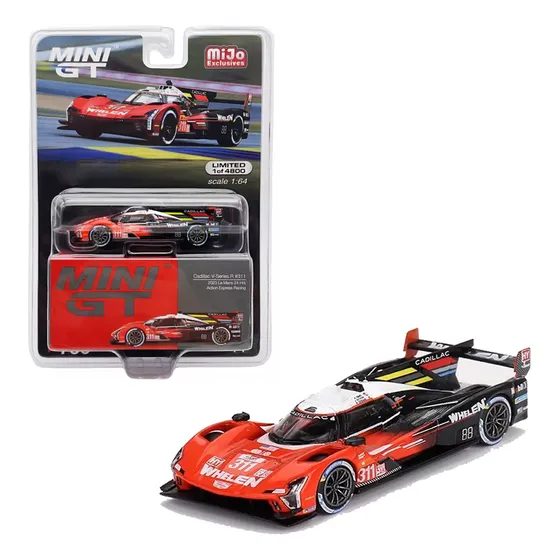 Mini Gt Cadillac V-seriesr #311 Racing Le Mans 24 #736 1:64 Color Rojo