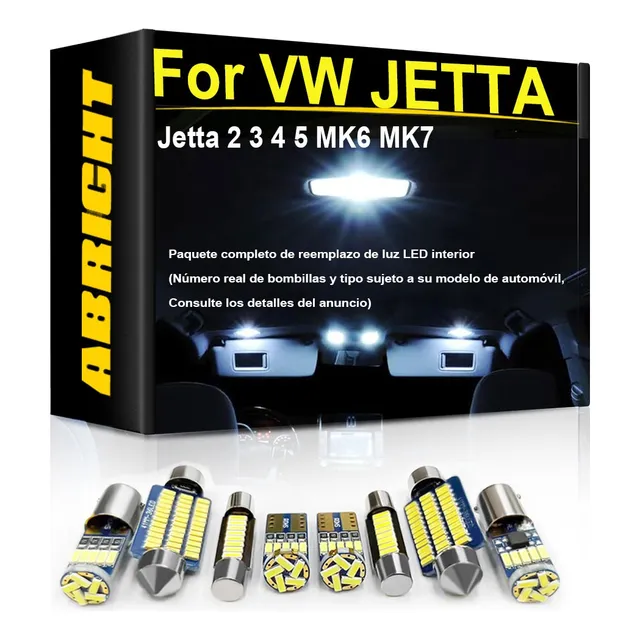 Led De Iluminación Interior De Primera Calidad Para Vw Jetta
