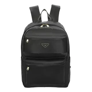 Bolsa Mochila Blossom Nylon Santino Preta Sab409u01 Bolsa Mochila Blossom Nylon Santino Preta Sab409u01
