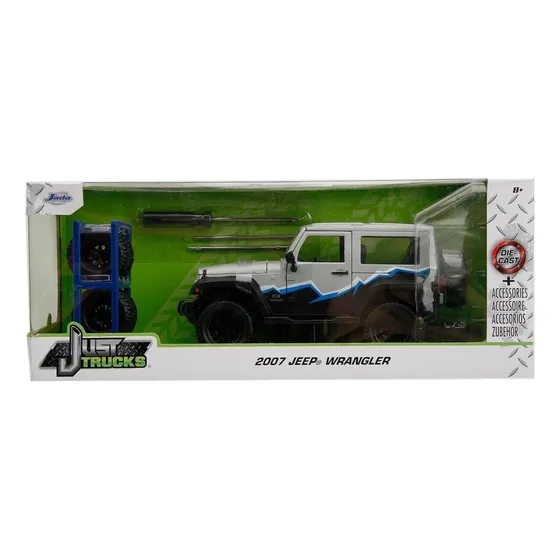 Camioneta Coleccion Jeep Wrangler 2007 Escala 1 /24 Metal