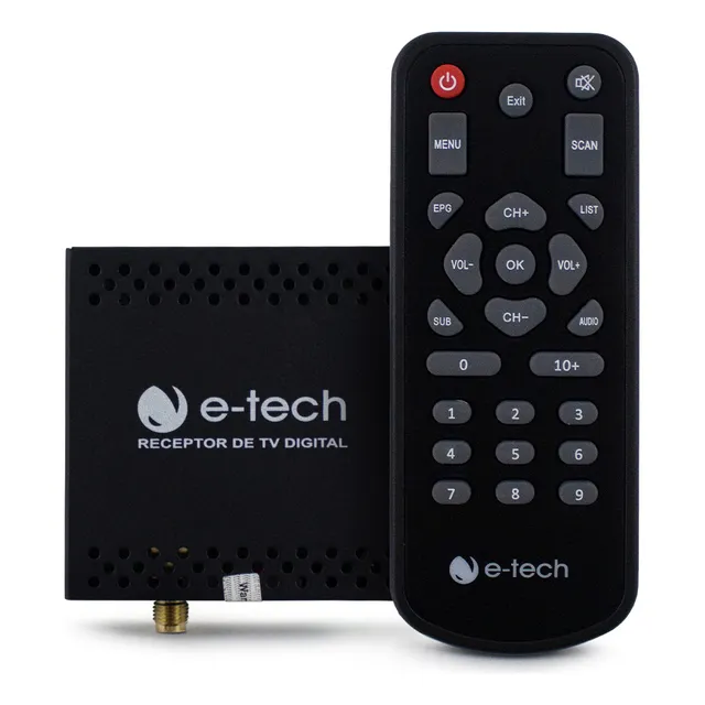 Sintonizador Tv Digital Automotivo 1 Seg E-tech Conversor