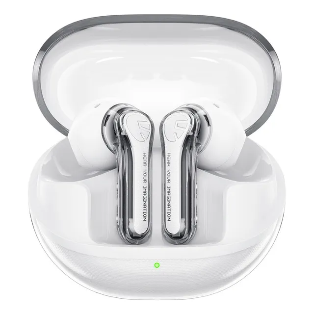 Auriculares Bluetooth Soundpeats Clear Pods White V5.3 Game