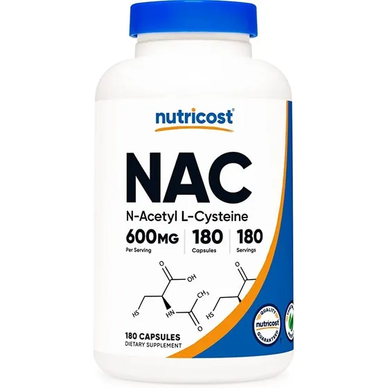 Nac  N-acetyl L-cysteine 180 Capsulas Cisteina
