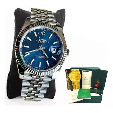 Relógio Rolex Datejust Automático Base Eta 3035 Com Caixa
