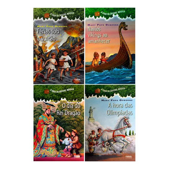 Coleção A Casa Da Árvore Mágica - Volumes 13 Ao 16