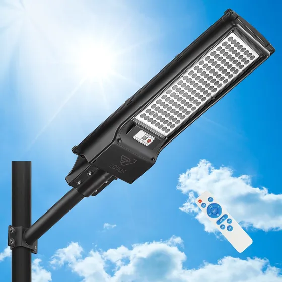 Lovus Luz Calle Solar Led Luzde Energia Acampar Amanecer