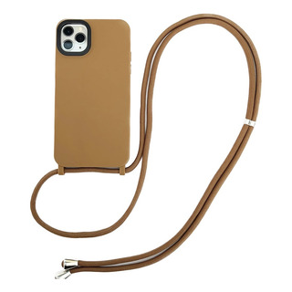Capa Capinha Marrom Alça Proteção Para iPhone Lançamento Capa Capinha Marrom Alça Proteção Para iPhone Lançamento