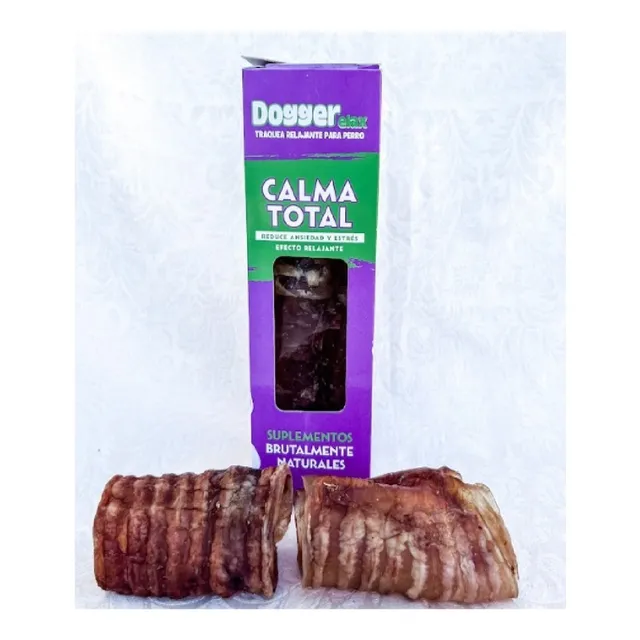 Natural Dog Treats Traquea Relax 3 Pzs 