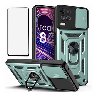 Funda Con Anillo Para Oppo Realme +mica Funda Con Anillo Para Oppo Realme +mica