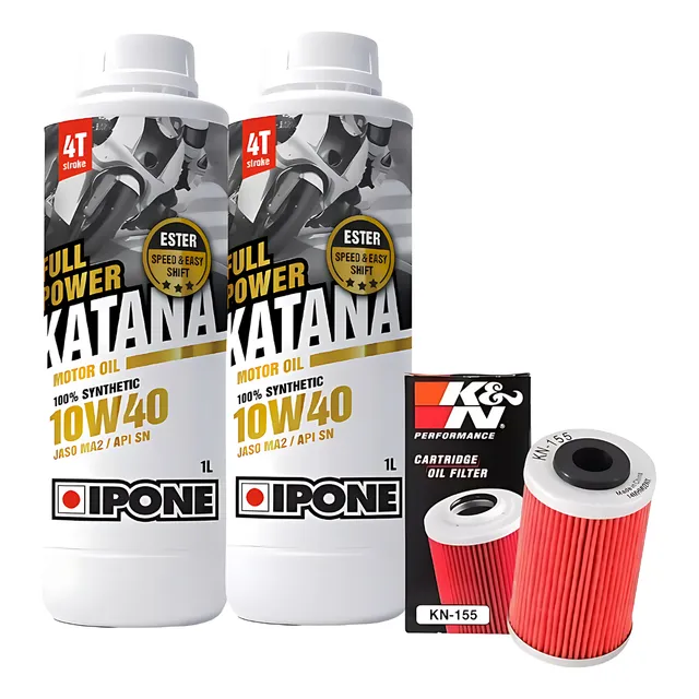 Filtro Aceite K&n Dominar 400 Y Aceites Ipone Full Sintetico