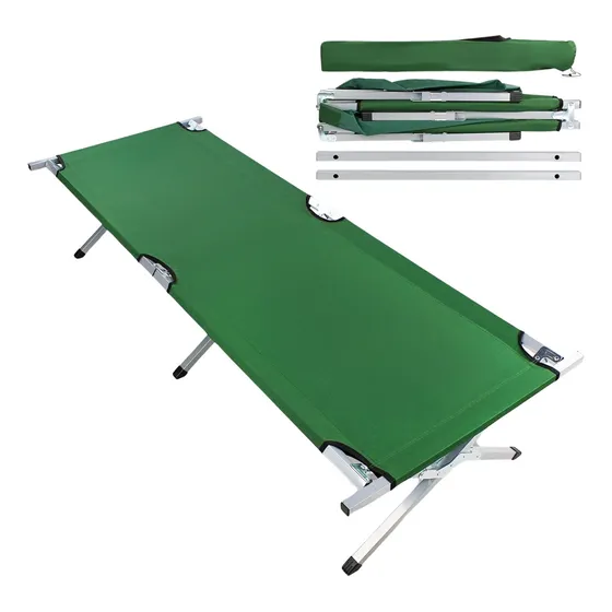 Catre Cama Campaña Camping Plegable Portátil Outdoor Militar