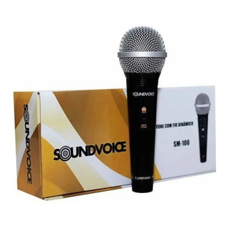 Sm100 Microfone C/fio Soundvoice+cabo P10/xlr Sm100 Microfone C/fio Soundvoice+cabo P10/xlr