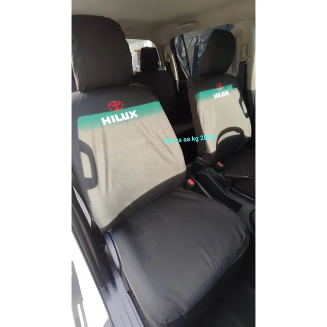 Forros De Asientos Impermeables Toyota Hilux Revo 2015 2024