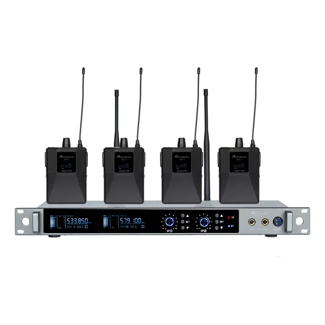 Sistema Monitor Rodeosonido Rjt101  2 Canales 4 Receptores