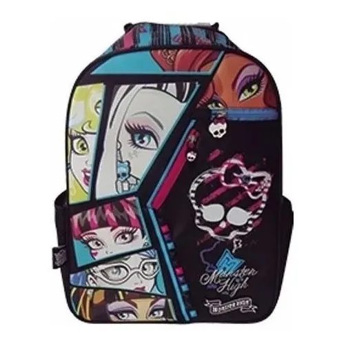 Monster High Mochila Espalda 16 Pulgadas Dm401 Color Negro