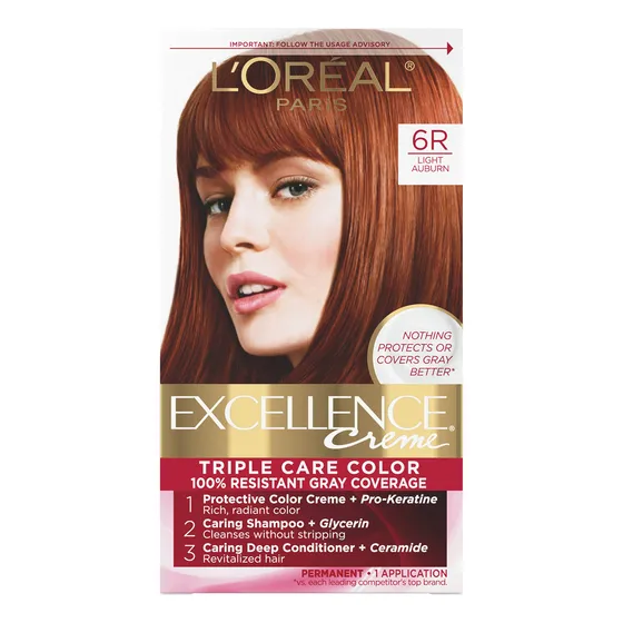 Tinte De Pelo L'oreal Paris Excellence Creme 6r Castaño Clar
