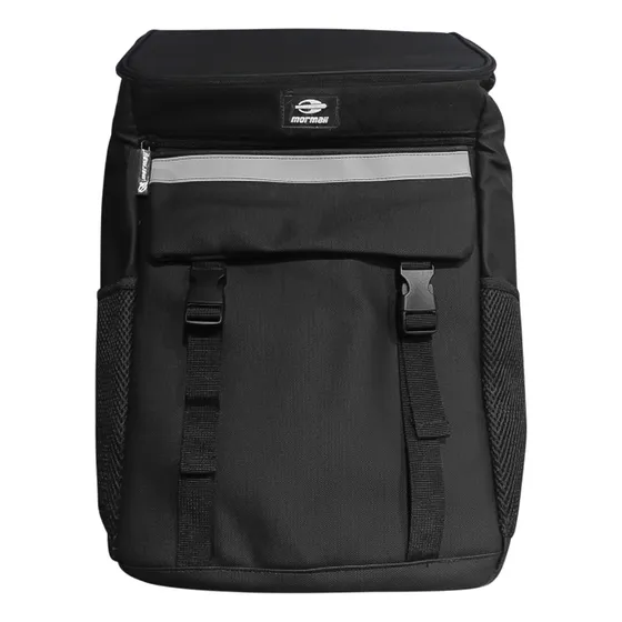 Mochila De Costas Grande Térmica Cooler Mormaii Impermeável Cor Preto 2509 Desenho Do Tecido Liso