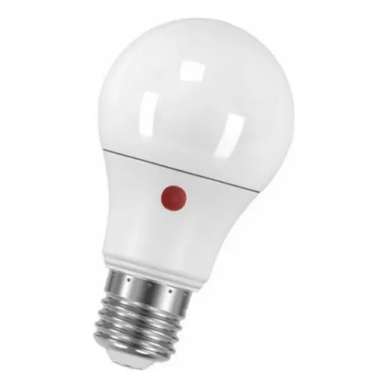 Lampara Led 9w Sensor Doble Fotocelula Automatica - Electro Luz Blanco Frío