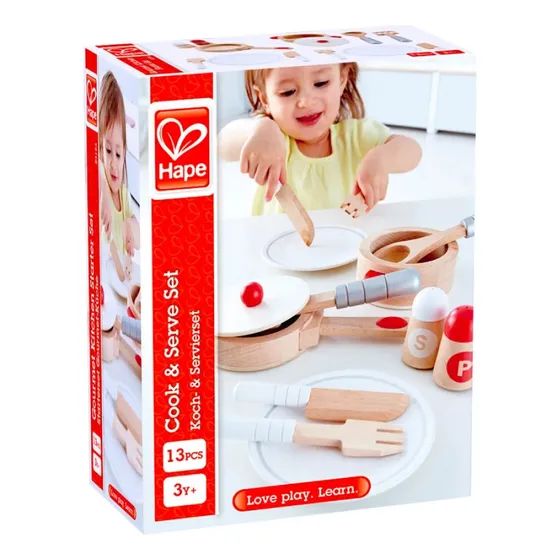 Juego Set De Cocina En Madera Hape Juego De Imitación
