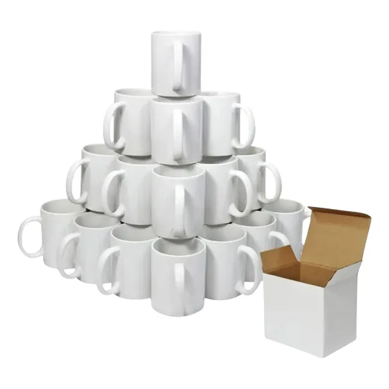 Caja Mugs Blancos Sublimación 11 Onzas Aaa Pack De 36 Unidad