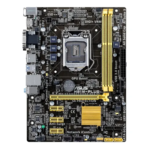 Placa Mãe Gamer Asus 1150 H97 4a Ger. 32gb Ddr3 M2 Nvme Hdmi Cor