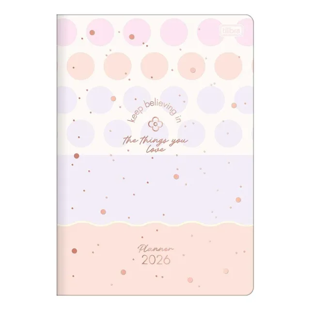 Planner Mensal 2026 Grampeado M7 Soho Poa Tilibra