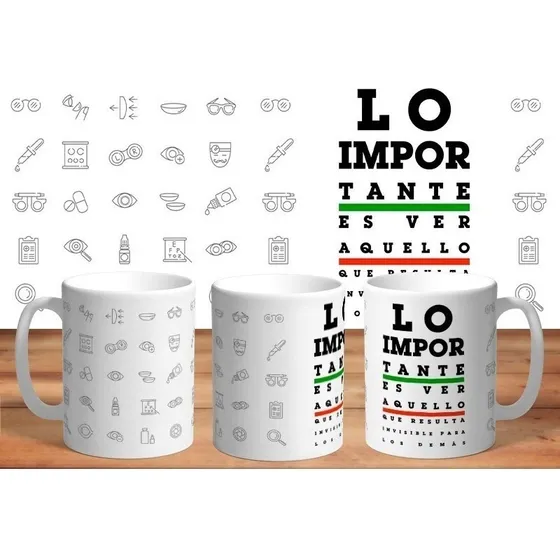 Taza De Ceramica Sublimada: Oftalmología