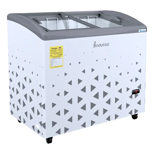 Congelador Tapa Vidrio Frigo Hv260 252lts