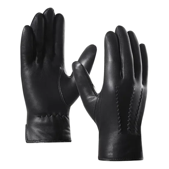 Guantes De Cuero Harssidanzar Para Hombre, Guantes De Equita