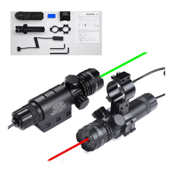 A Laser Óptico Verde Traçante Mira 2 Acionador C Caça 20mm
