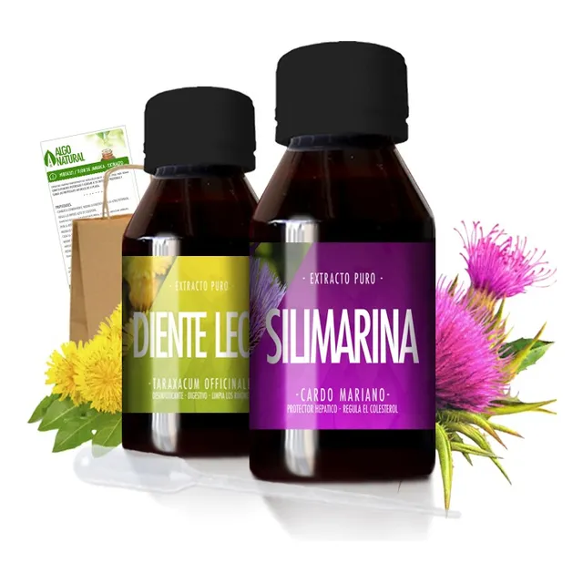 Silimarina + Diente De Leon Higado- Desintoxicante 30/60días