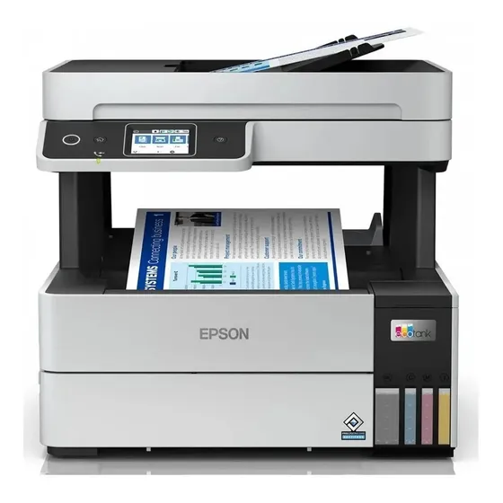 Impressora Multifuncional Colorida Ecotank Epson L6490 Wi-fi Preto