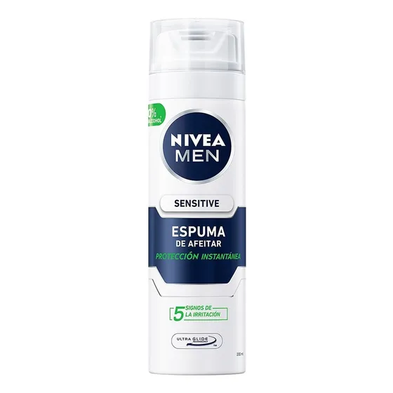 Espuma Para Afeitar Nivea Men Sensitive Para Piel Sensible 200ml