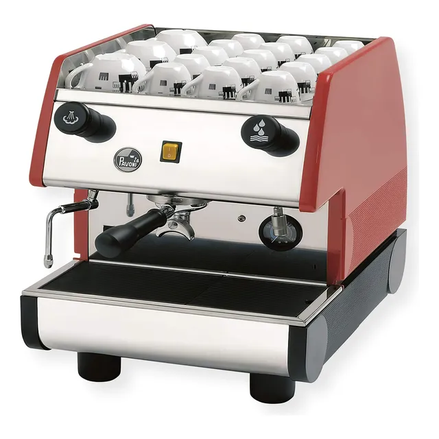 Pavoni 1 Grupo Maquina Comercial Espresso Capuchino 22  H X