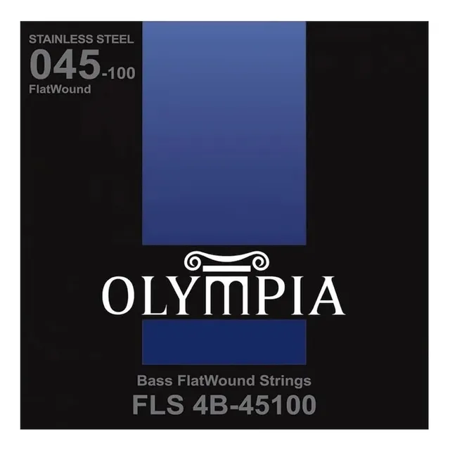 Set De Cuerdas Bajo Eléctrico Olympia Flatwound 45-100 Fls 4