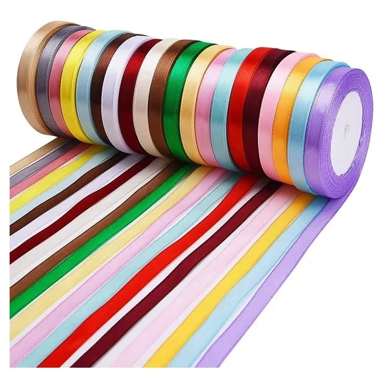 Cinta Raso O Satin Doble Faz N°9=40mm 50 Metros
