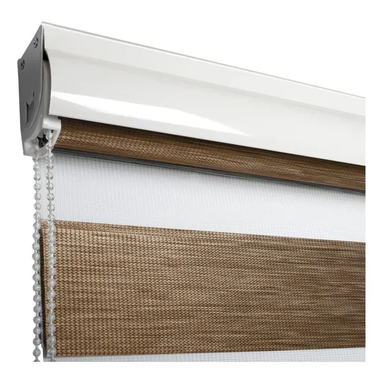 Cortina Roller Duo 165x240 Cm - Marca Volgen Color Marrón