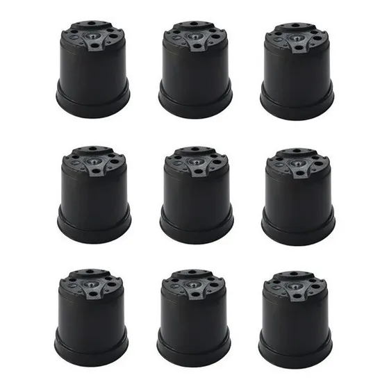 100 Vasos Pote 6 Plástico  Muda 80ml Suculentas Cactos Novo