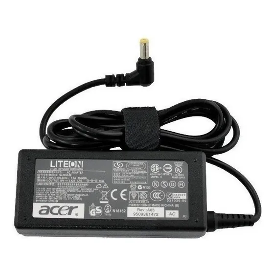 Fonte Carregador Notebook Acer 19v 3.42a 65w Voltagem De Entrada 100v-240v