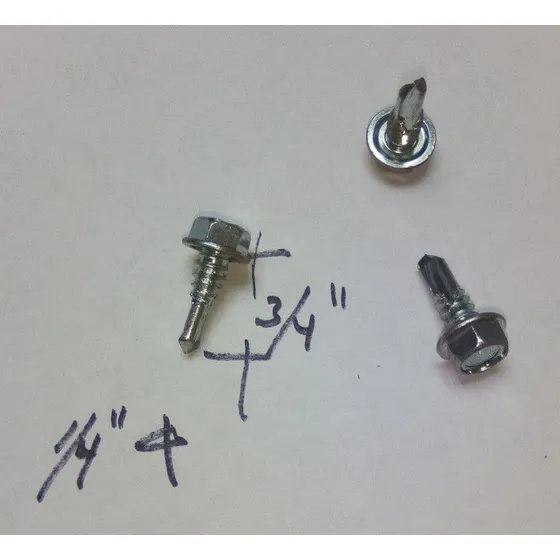 Tornillo Autoperforante Para Techos 1/4 X 3/4 Oferta 100 Pz.