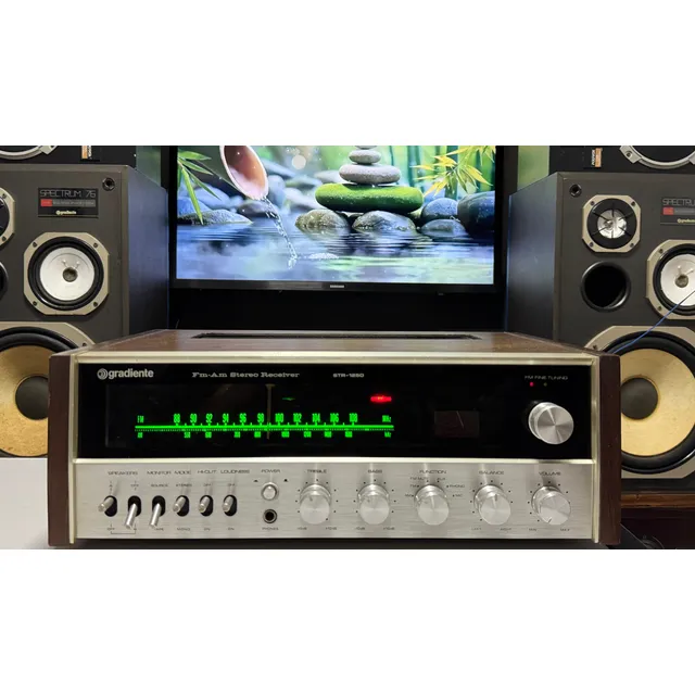 Receiver Gradiente Modelo Str-1250 - Conservação Raríssima Prateado