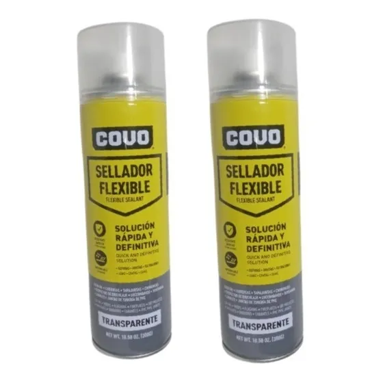 Spray Sellador Flexible Para Impermeabilizar 300 Gr Covo