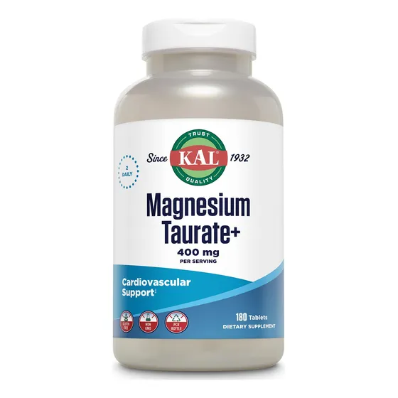 Taurato De Magnesio Kal 400 Mg Más Coenzima Vitamina B6, Que